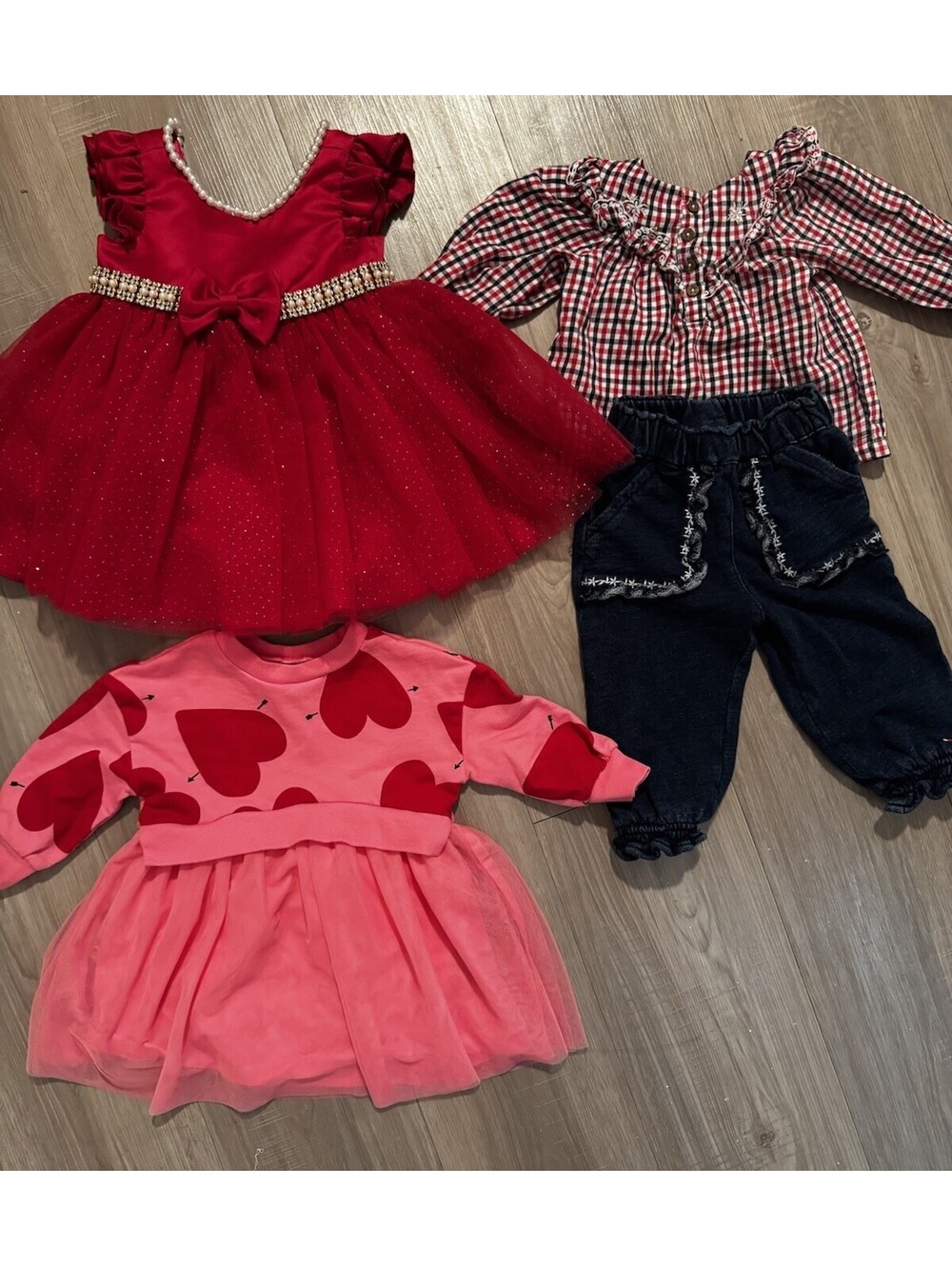 Carter’s Tommy Hilfiger baby girl clothes 12-18 months lot